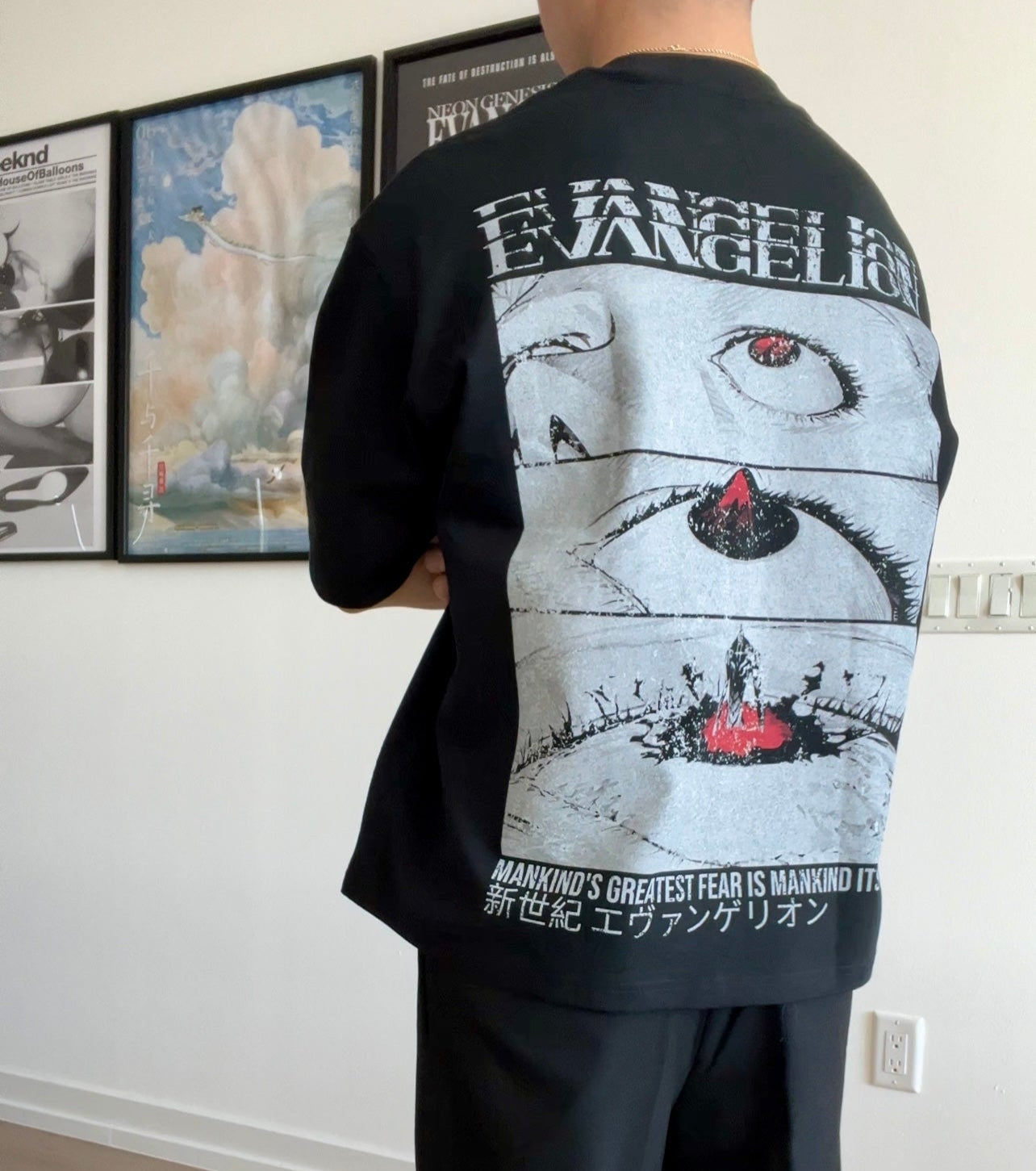 END OF EVANGELION TEE (CROPPED VERSION)