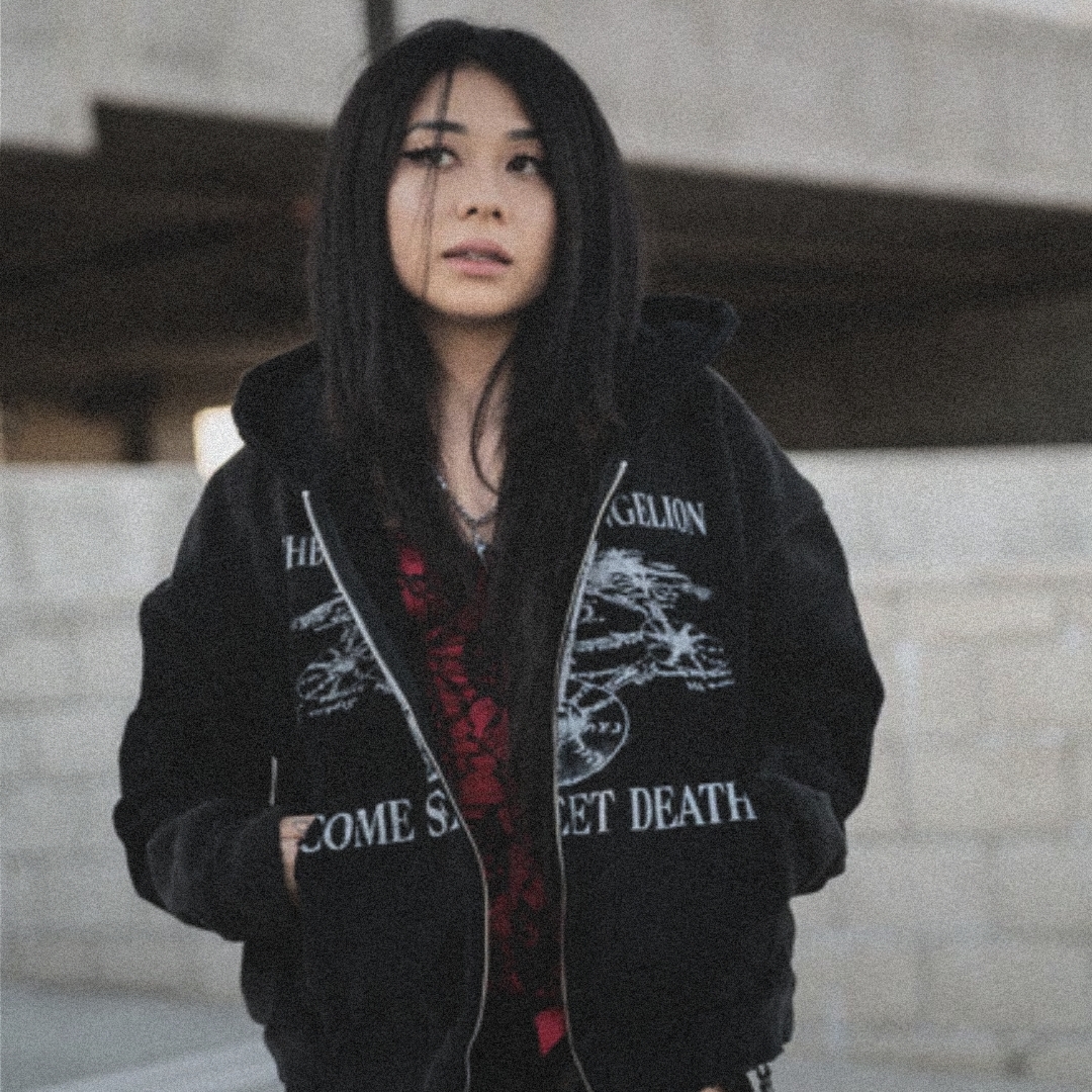 TREE OF LIFE CROPPED ZIP-UP HOODIE