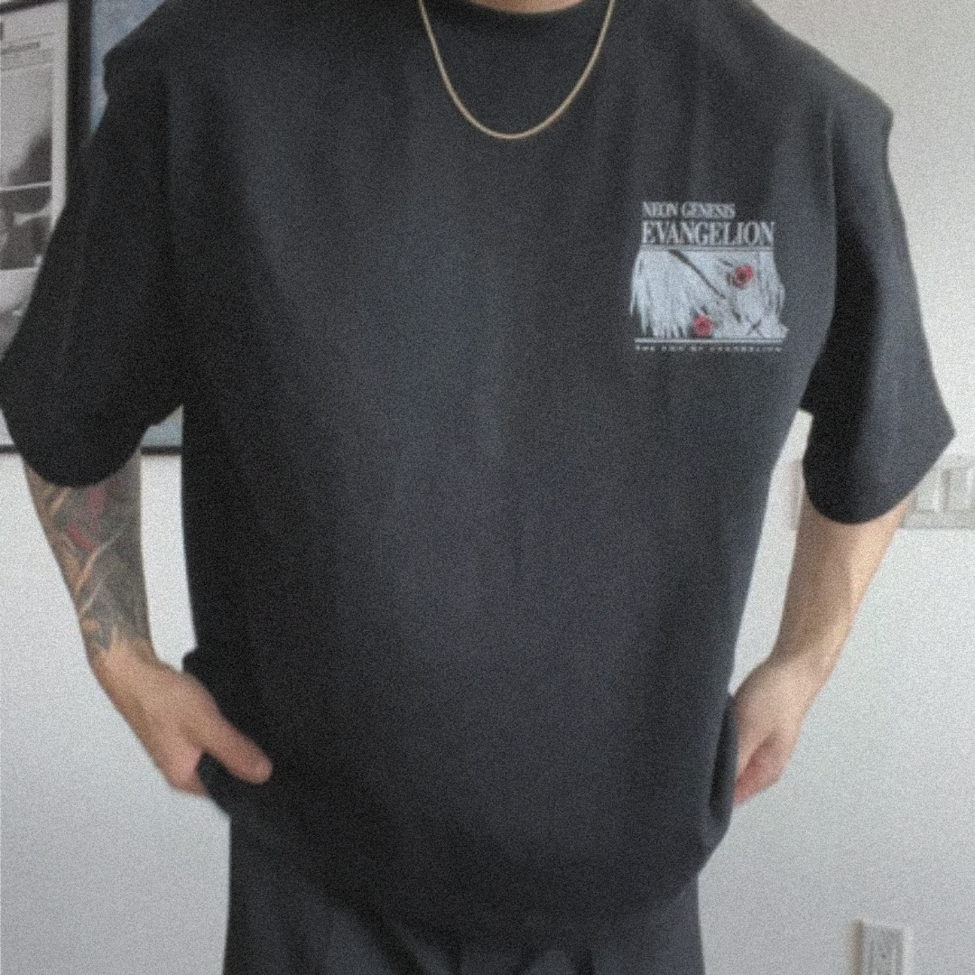 END OF EVANGELION TEE (CROPPED VERSION)