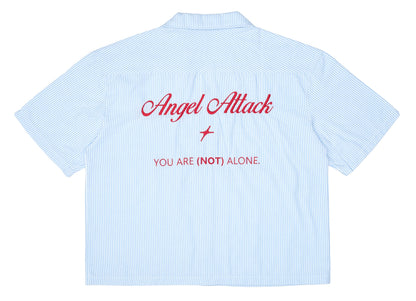 YOU ARE (NOT) ALONE STRIPED SHIRT
